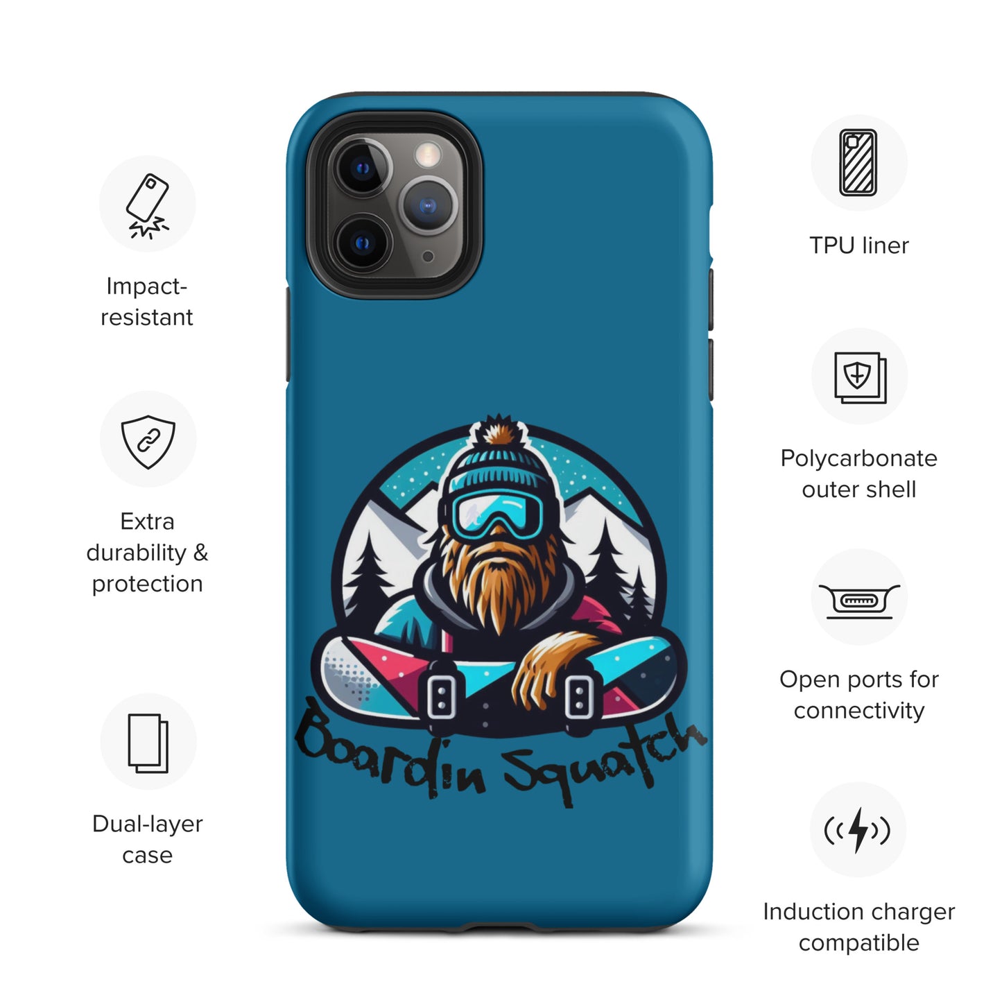 Boardin Squatch Tough Case for iPhone®