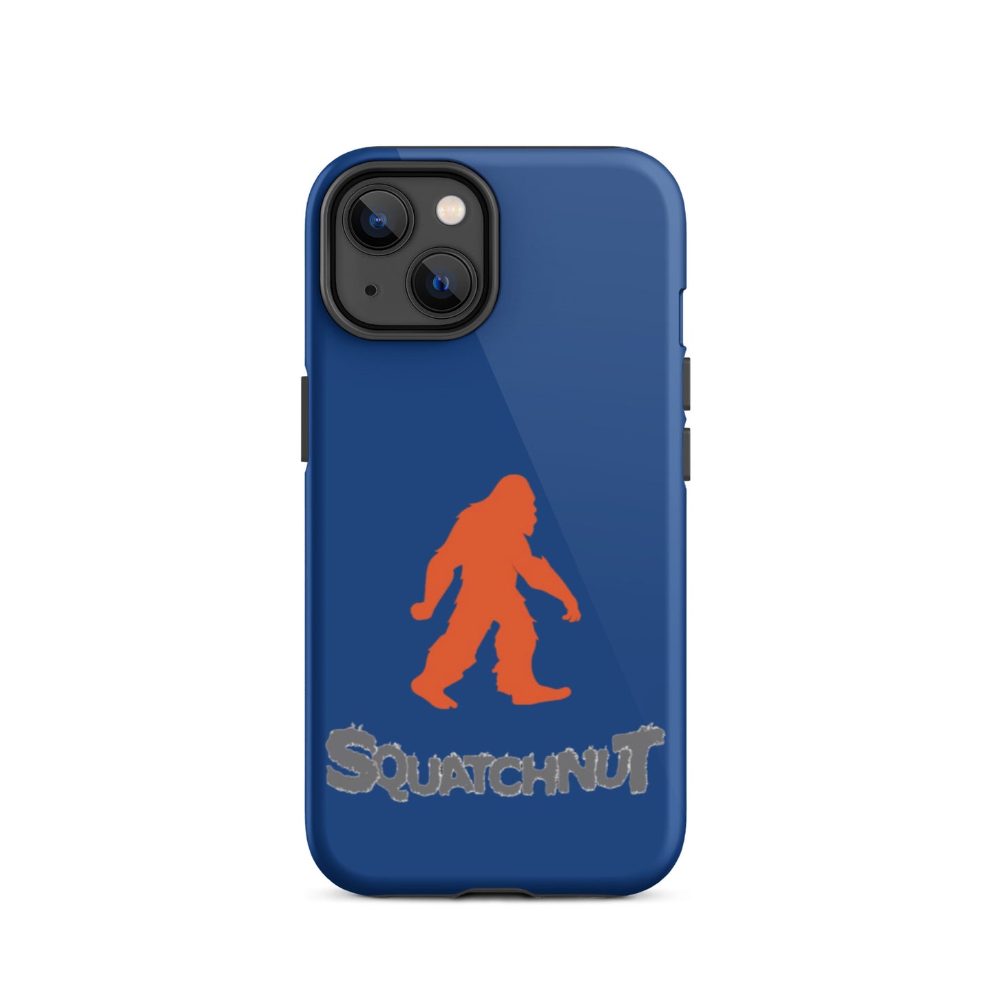 Blue and Orange Squatch Tough iPhone case