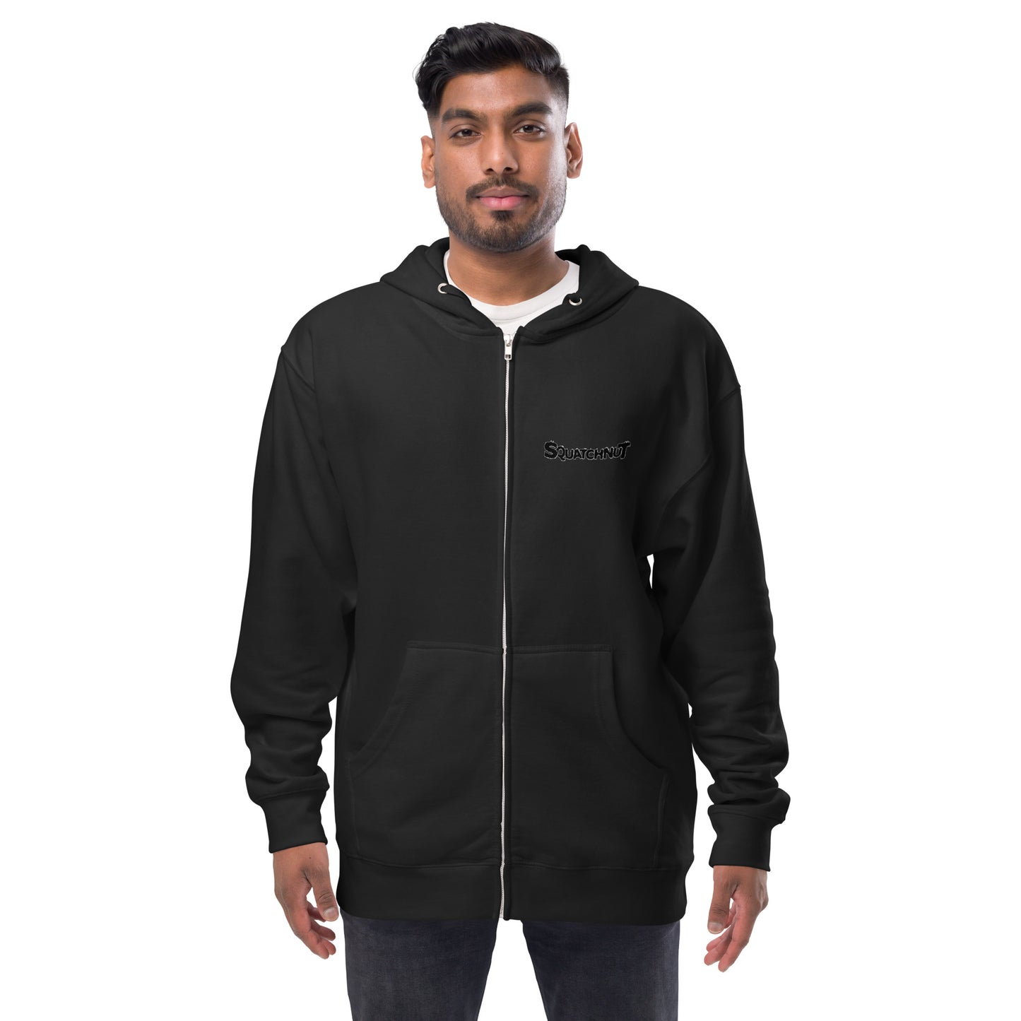 Fire Fighter Unisex fleece zip up hoodie
