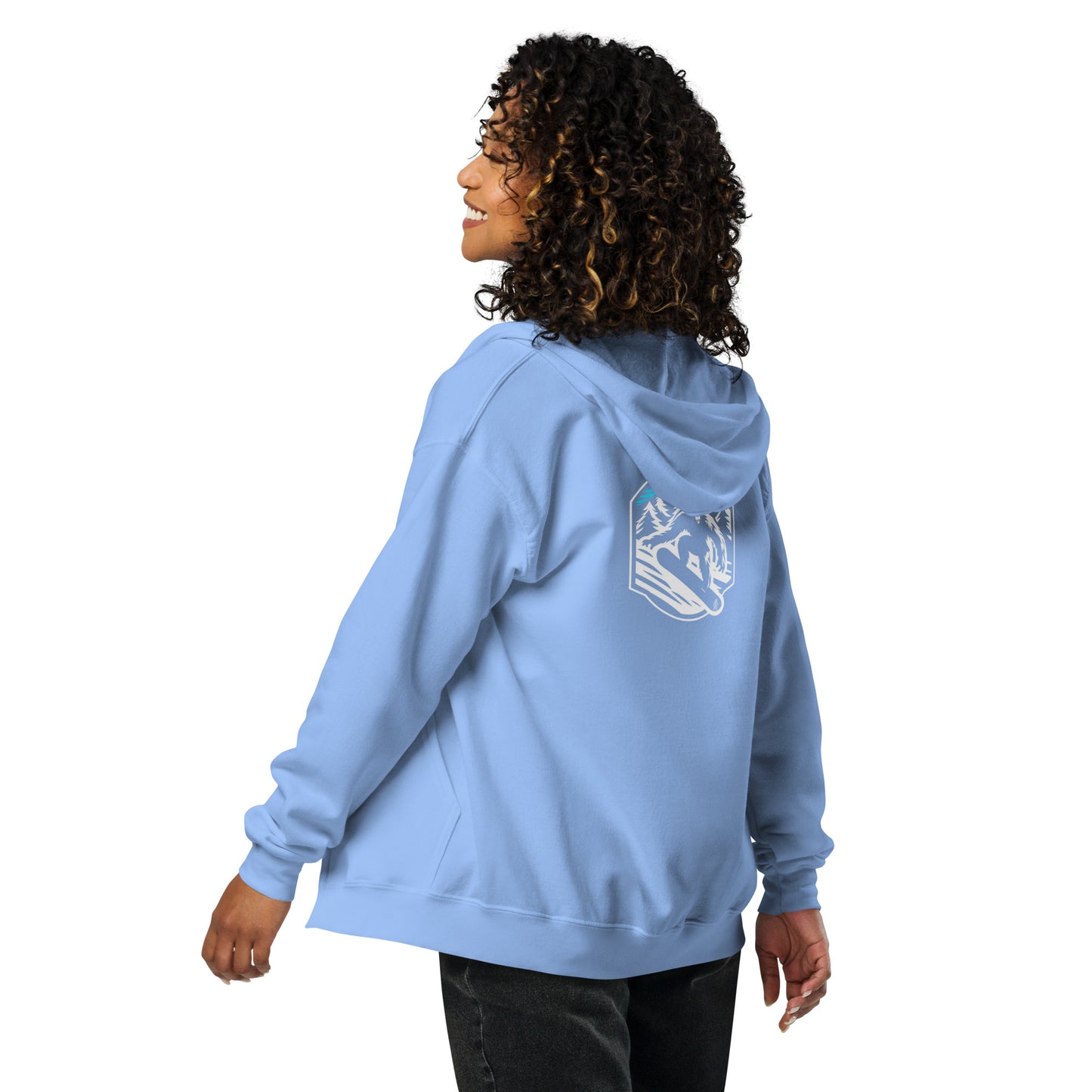 Boarding Unisex heavy blend zip hoodie