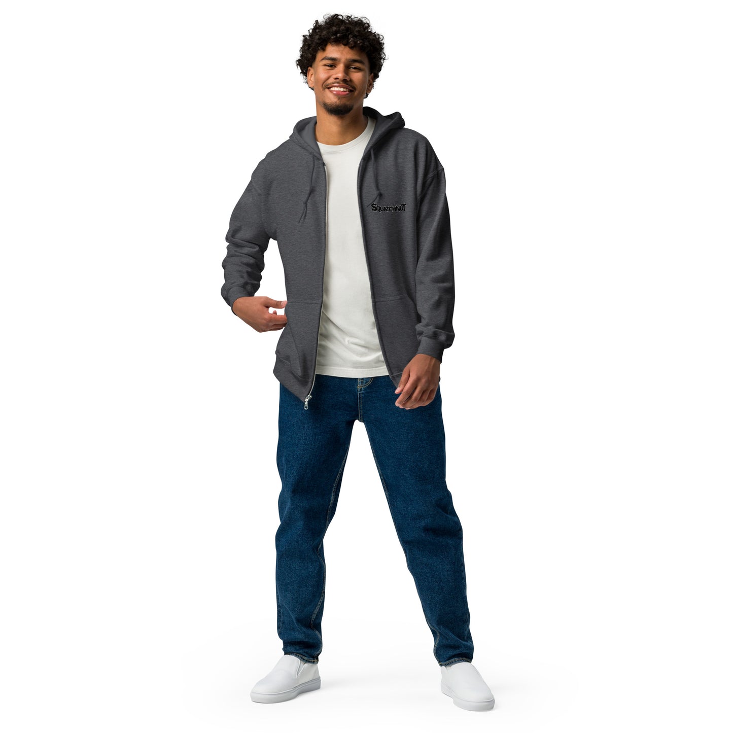 Boarding Unisex heavy blend zip hoodie