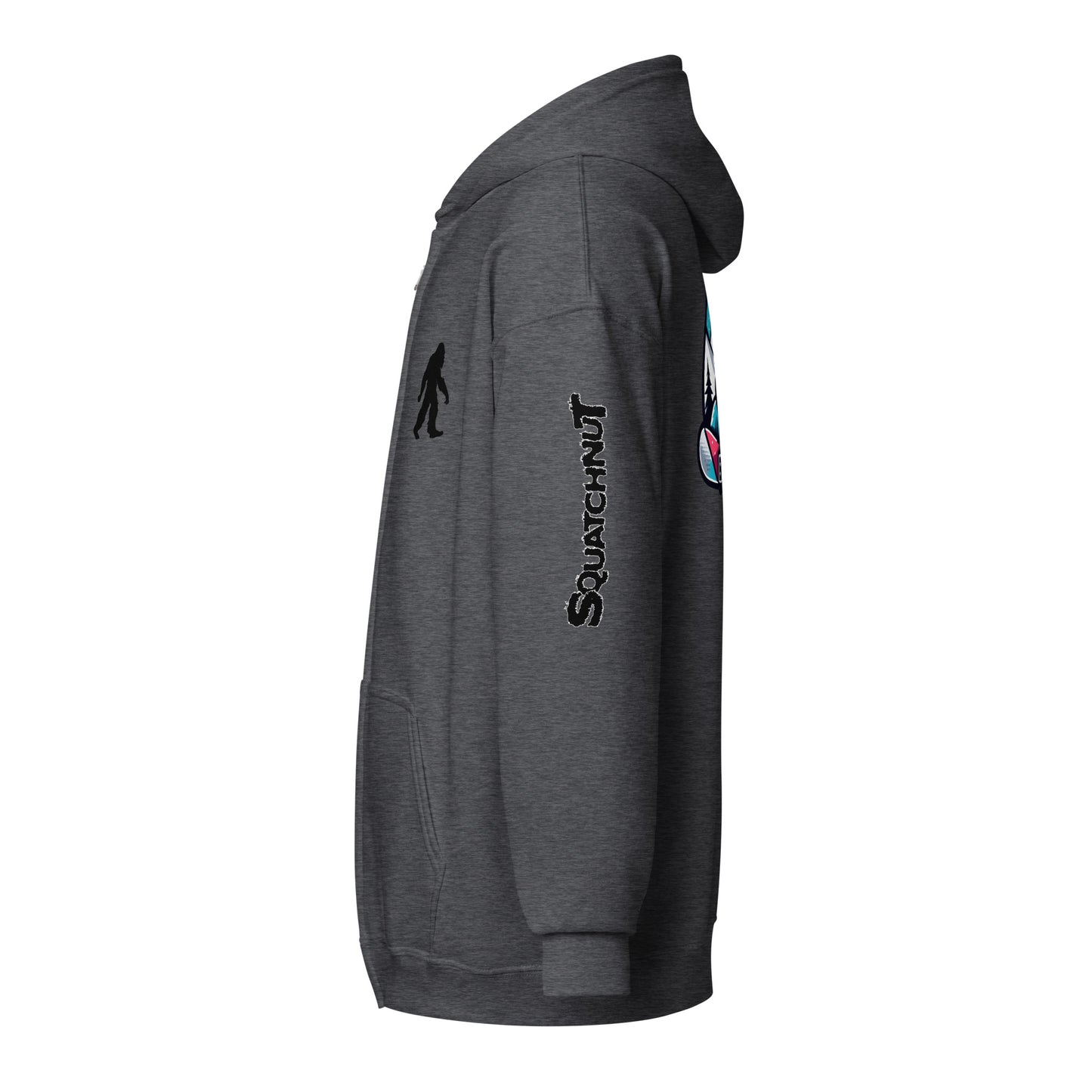 Boardin Squatch Unisex heavy blend zip hoodie