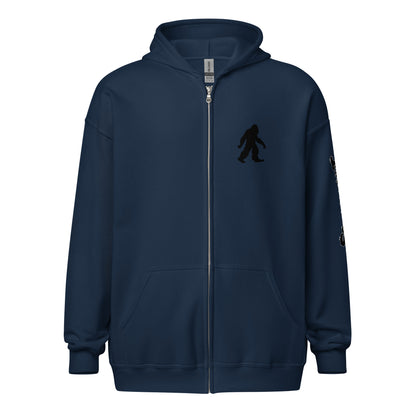 Boardin Squatch Unisex heavy blend zip hoodie