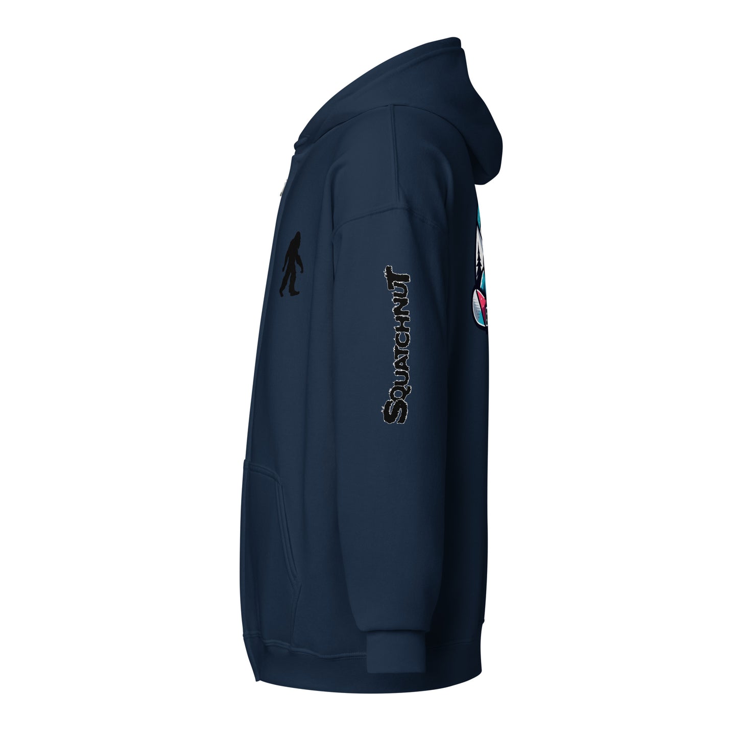 Boardin Squatch Unisex heavy blend zip hoodie