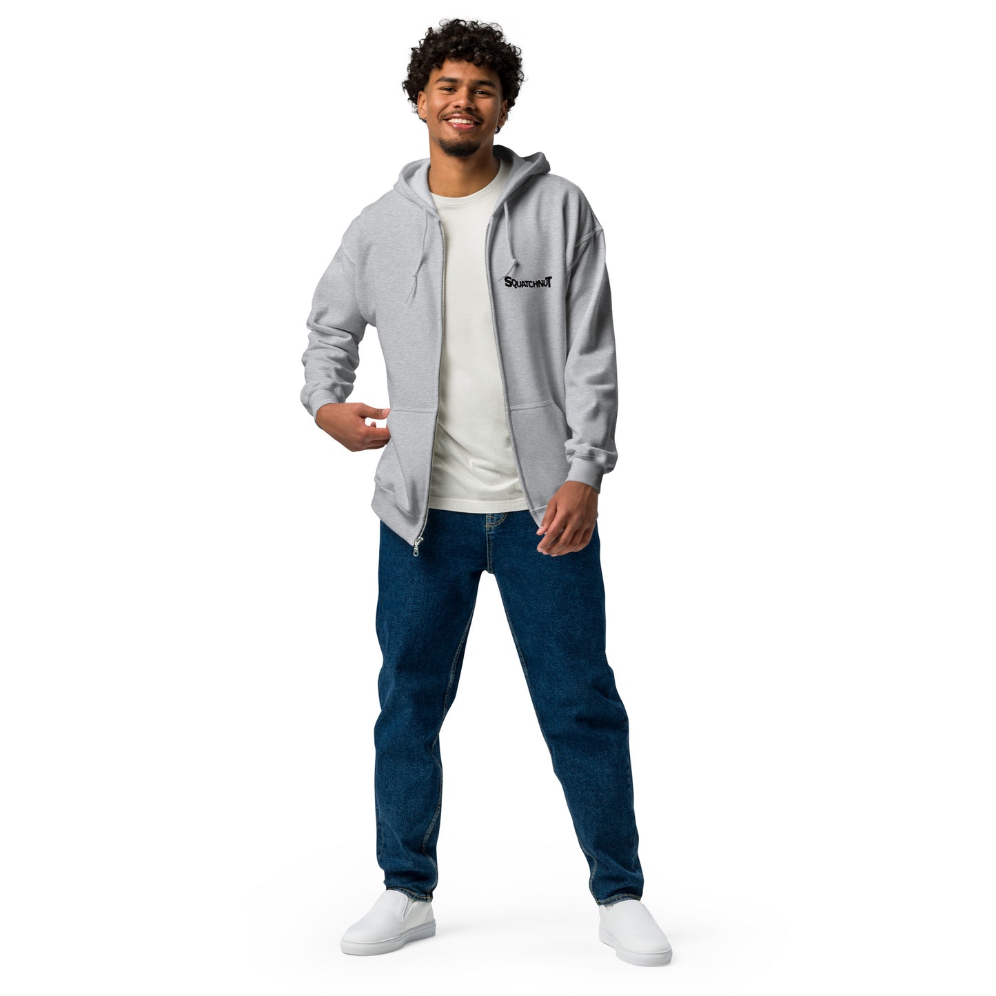 Boarding Unisex heavy blend zip hoodie