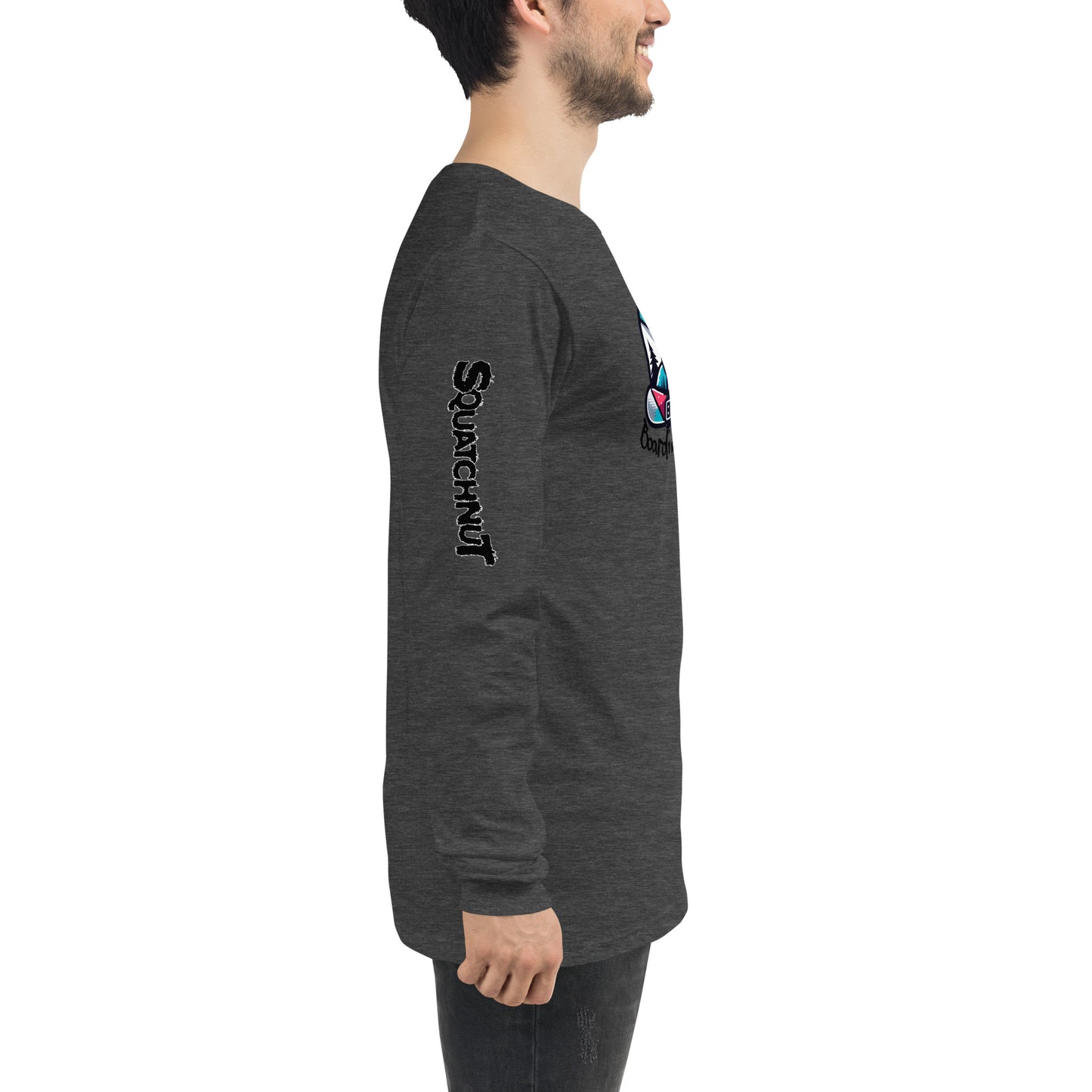 Boarding Squatch Unisex Long Sleeve Tee