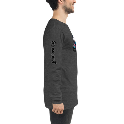Boarding Squatch Unisex Long Sleeve Tee