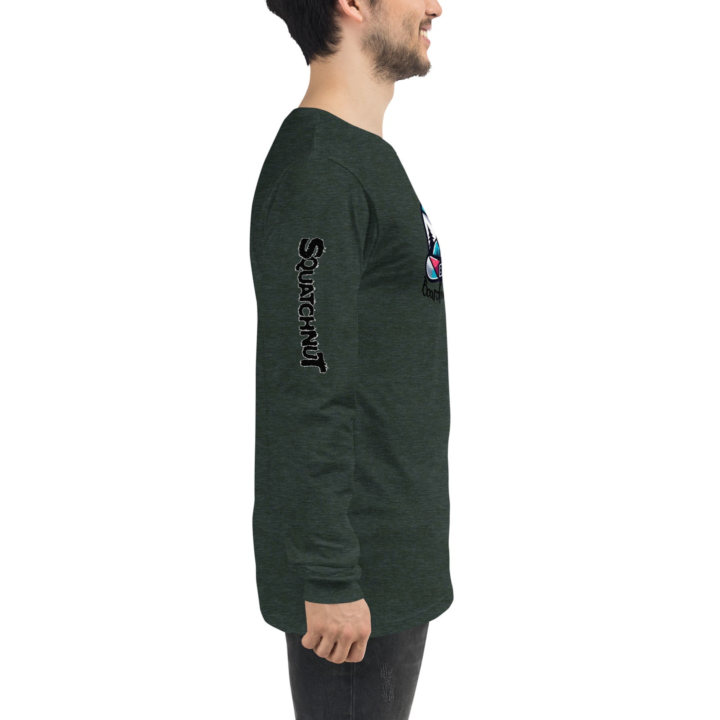 Boarding Squatch Unisex Long Sleeve Tee