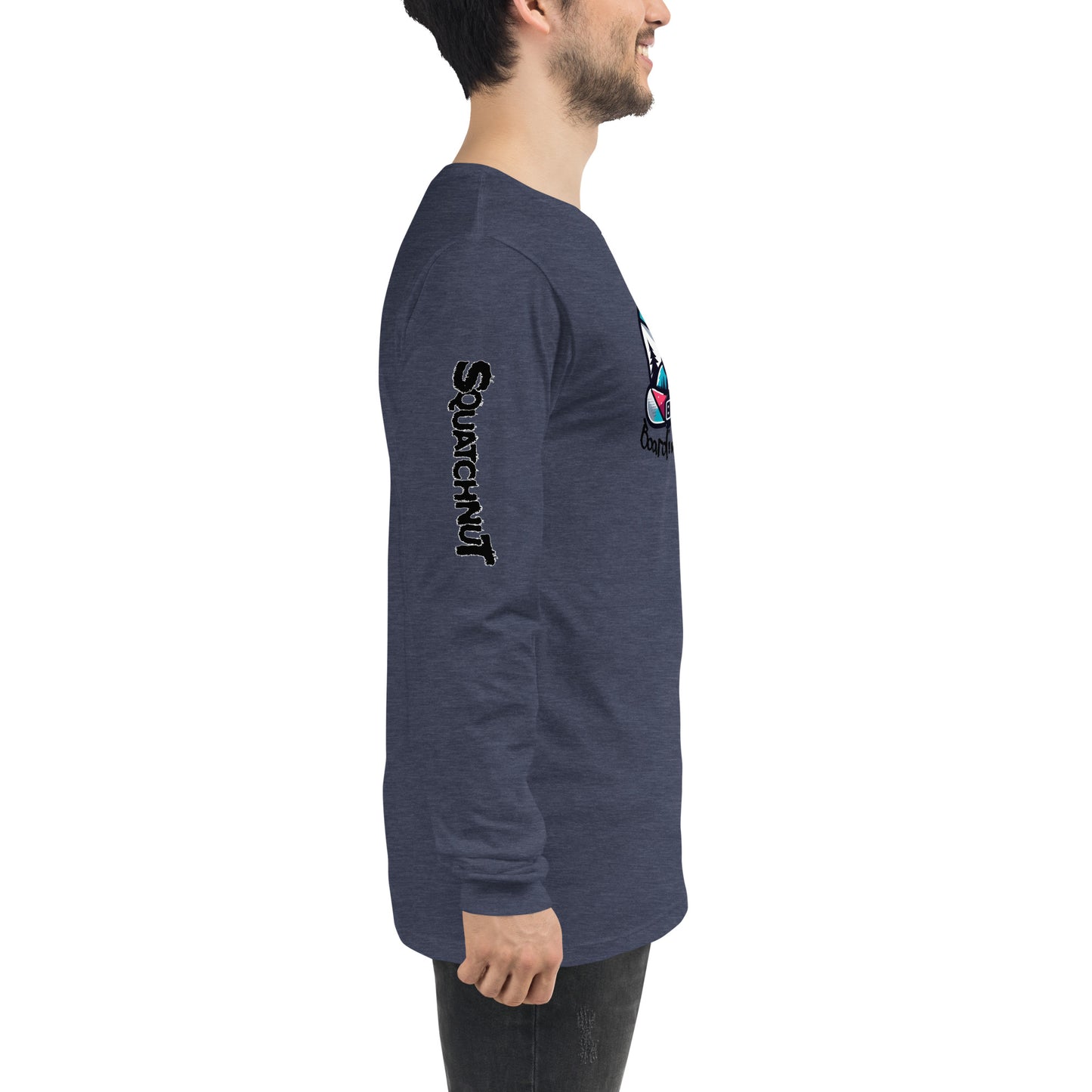 Boarding Squatch Unisex Long Sleeve Tee