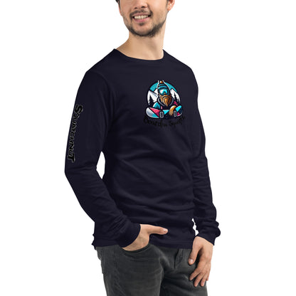 Boarding Squatch Unisex Long Sleeve Tee