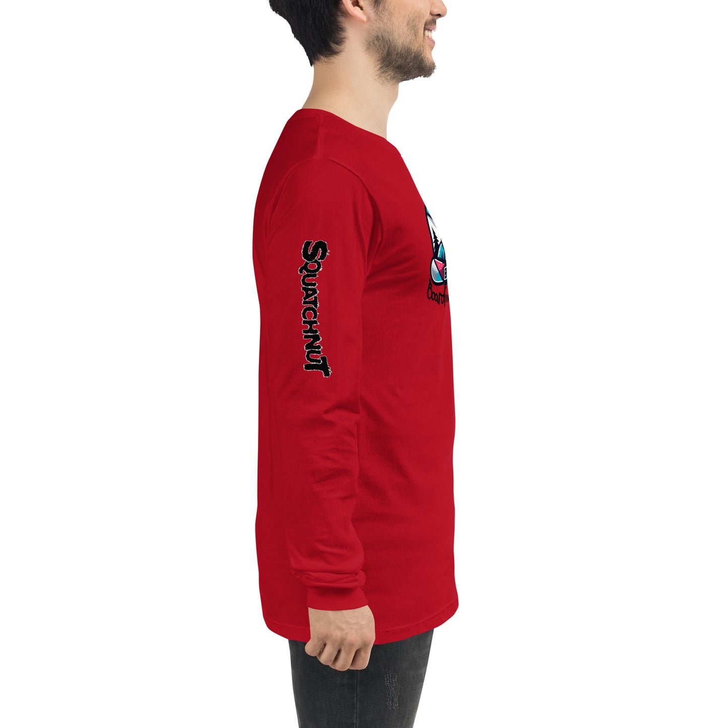 Boarding Squatch Unisex Long Sleeve Tee