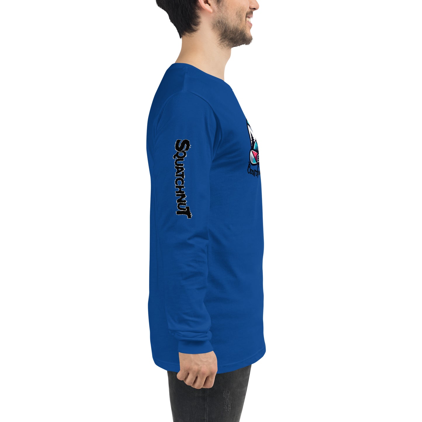 Boarding Squatch Unisex Long Sleeve Tee