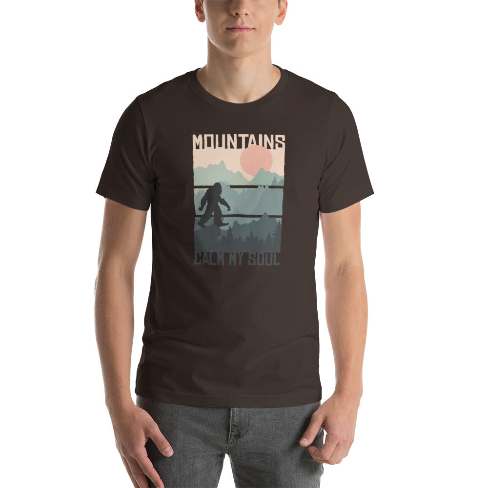 Mountains Calm My Soul Unisex t-shirt