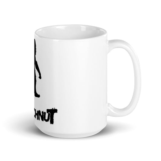 Squatchnut White glossy mug