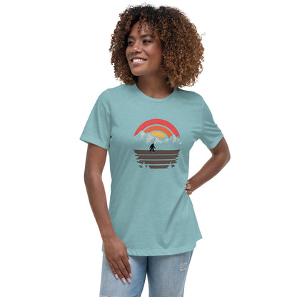 Sunset Squatch Women's Relaxed T-Shirt
