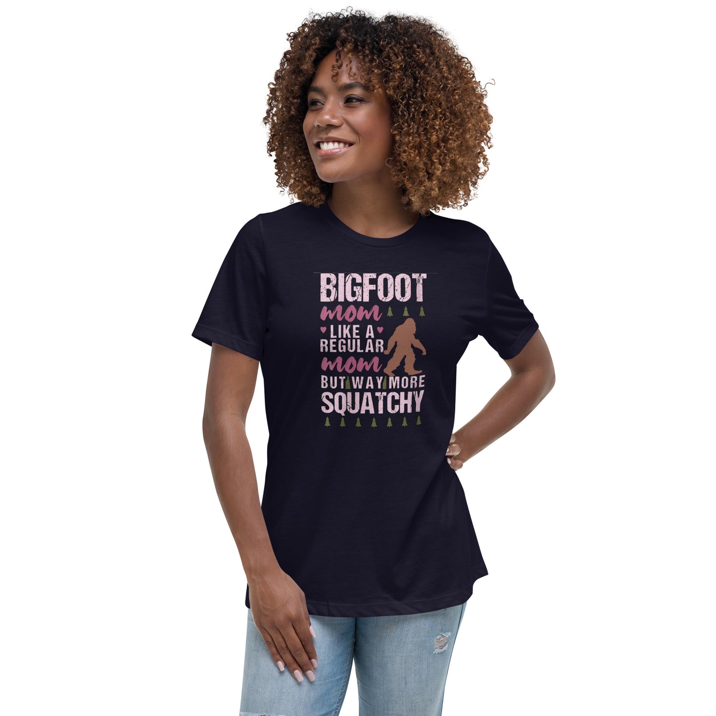 Bigfoot Mom Women's Relaxed T-Shirt
